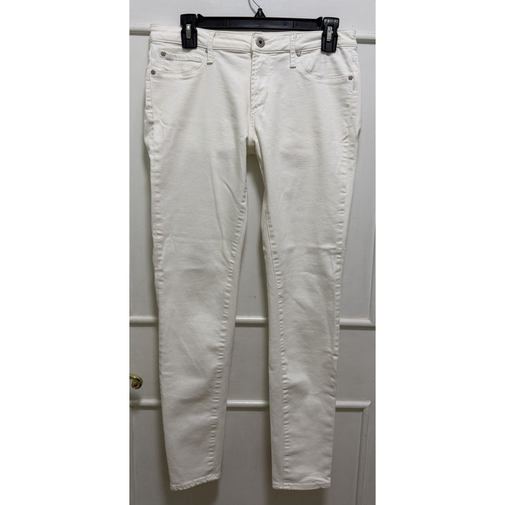 Articles Of Society Jeans Women's Size 29 White Skinny Mid Rise Stretch Classic
